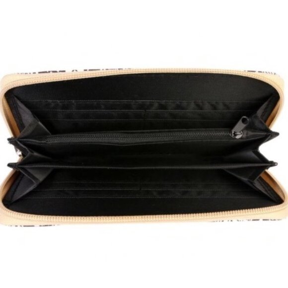 Glitter Puffy Style Sparkle Zip Around Wallet / Clutch Bag in White - NWT - Picture 2 of 5